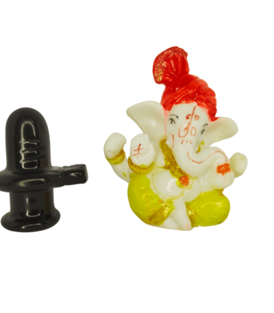 Ganesha with a Small Shiv Ling