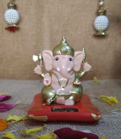 Ganesh Ji Solar-Powered Statue